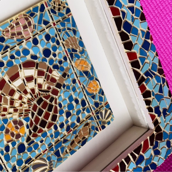 SALE!!! Mosaic shells shadow box picture.      2 - Picture 3 of 7
